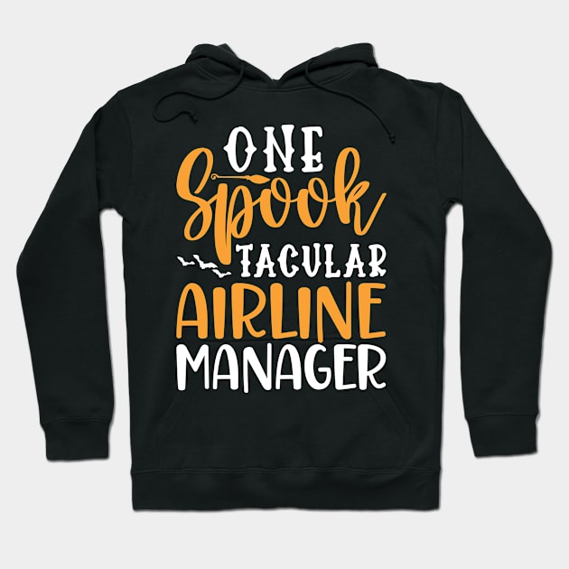 One Spook Tacular Airline Manager Hoodie by Saimarts